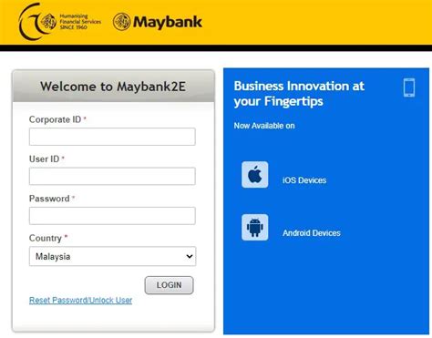 Welcome to Maybank2E.